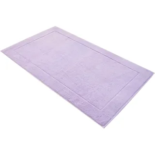 framsohn frottier Badematte Uni Basic Hotelmatte Lila 67 x 120 cm