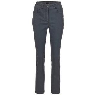 GOLDNER Bequeme Jeans Superbequeme Hose mit Bauchweg-Effekt grau 54