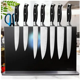 LuxusKollektion Magnet-Messerblock Magnetischer Messerblock Schwarz 40cm