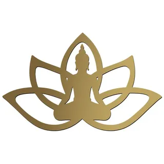 Namofactur Wandtattoo Buddha im Lotus XXL Wandtattoo