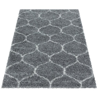 Hochflor-Teppich Teppich für den Flur oder Küche Skandinavisches Design, Ayyildiz Teppiche, Läufer, Höhe: 30 mm grau Läufer - 80 cm x 150 cm x 30 mm