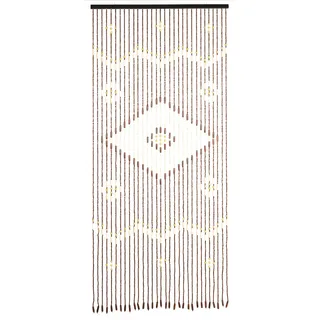Maximex Bambusvorhang Rhombus, mehrfarbig, 90x200 cm, 31 Stränge aus Ahornholz
