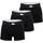 Boxershorts unifarben schwarz XXL