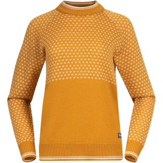 Bergans Damen Alvdal Wool Pullover (Größe L, gelb)