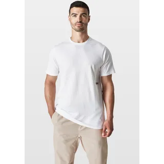 T-Shirt, OFFSET TAG T-SHIRT, Gr. L, white, , 87110468-L