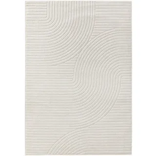 benuta pop Mars Outdoor-Teppich 120 x 170 cm Beige/Weiß