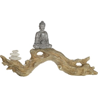 Gilde, Deko Objekt, Buddha auf Baumstamm