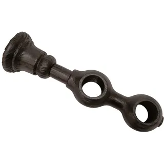 GARDINIA Vorhangstange Doppelträger 2-läufig Ø 25 mm 0 cm Braun
