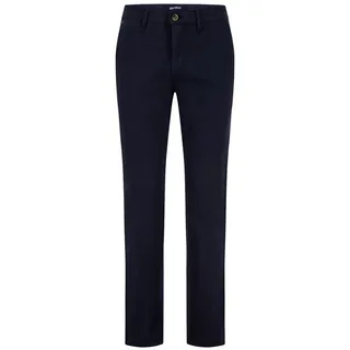 Atelier GARDEUR Chinohose Benito Ganzjahres-Baumwollgabardine, elastisch blau 34W / 34L