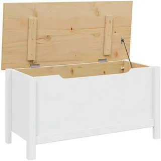 vidaXL Aufbewahrungsbox 90 x 40 x 45 cm 1-tlg. Weiß/Honigbraun
