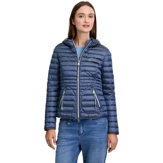 Cartoon Steppjacke "Cartoon Steppjacke mit Reißverschlusstaschen", Damen, Gr. 34, blau (wild wind), Obermaterial: 100% Polyamid. Füllung: 100% Polyester., Basic, straight fit, Langarm, Jacken