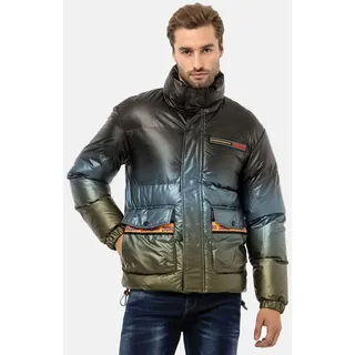 Cipo & Baxx Winterjacke Jacke mit Farbverlauf-Muster braun XL (56/58)