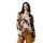 Fleece Damen Dark Stone Blossoming L