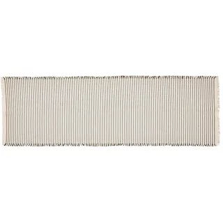Broste Copenhagen - Elouise Tischläufer, off-white / schwarz