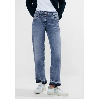 Cecil Loose-fit-Jeans Neele Fresh Blue im Culotte-Stil und mit Elasthan blau 30