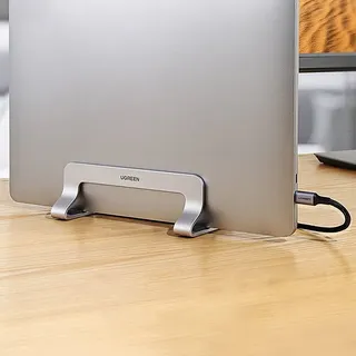 UGREEN Aluminum Vertical Stand Holder Stand for MacBook Laptop Tablet - Black