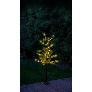 NORTHPOINT LED Baum Tannenbaum Nadelbaum Braun 150 cm