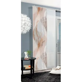 HOME WOHNIDEEN Torre Schiebegardine Paneelwagen 60 x 245 cm Kupfer 1 Stk.