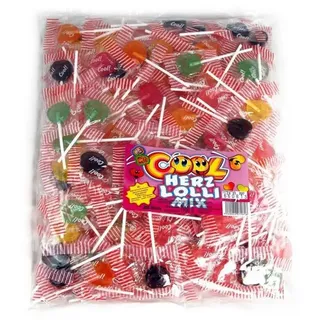 lollis Cool Herz Lollis in einem Beutel 1000 g