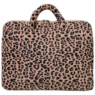TIAASTAP Laptop Case Leopardenmuster – Stilvolle Laptop Sleeve für 11/13/ Inch Notebook Laptop Hülle MacBook Air, iPad, Laptop Tasche für Damen - Für 13-16 Zoll (28x37cm)