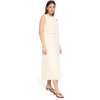 Cartoon Druckkleid A-Linie Beige 34