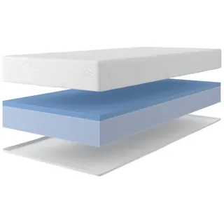 Gelschaummatratze Kniven, Matratze 90x200 cm, 140x200 cm & weitere Größen, OTTO home, 17 cm hoch, Matratze H2-H4, ergonomisch, allergiker geeignet (Hausstauballergiker) 90 cm x 200 cm x 17 cm