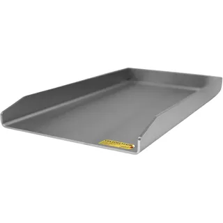 BABOSSA® Premium Plancha/Grillplatte [23.5x41.5cm] kompatibel mit Grillfürst G-Serie | Massiver, Verzugsfreier und Rostfreier 4mm V2A Edelstahl | Made in Germany