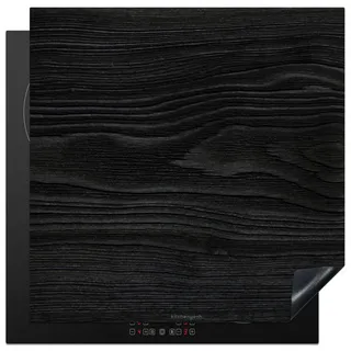 onlywow Herdabdeckplatte 78 x 78 cm Schwarz