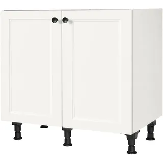 Nobilia Spülenschrank Cascada 90 x 58,3 x 87 cm Weiß