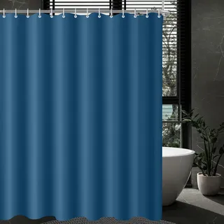 luxuskollektion Duschvorhang 120 x 180 cm Dunkelblau