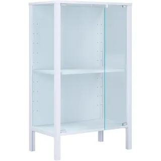 VCM Glasvitrine Jensol 60 x 35 x 80 cm Weiß