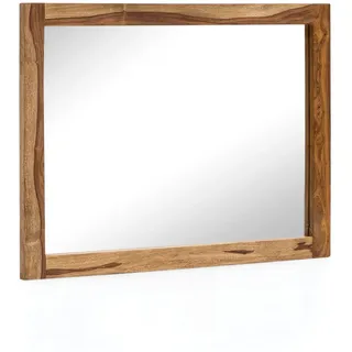 Bad Spiegel Lagos 80x60 Palisander Holz für Waschtisch Wandspiegel ohne Ablage