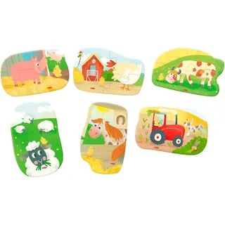 HABA 6 erste Puzzles Bauernhof