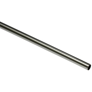 Gardinia New York Gardinenstange aus Edelstahl, Ø 12 mm, verschiedene Längen (120-240 cm)