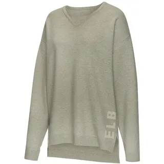 ELBSAND Sweater Sweatshirt Oliv Meliert 32/34