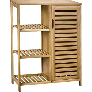 ad.con Badezimmerschrank Bambus 87 x 66 x 33 cm