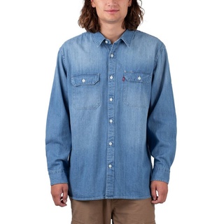 Levi's® Jeanshemd Levis Jackson Worker Overshirt blau