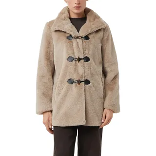 Comma Jacke aus Fake Fur mit Duffle-Verschluss - 44