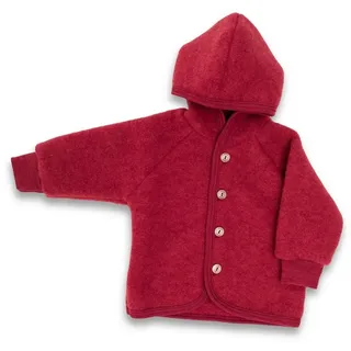 Engel Naturtextilien Engel Baby Jacke mit Kapuze Wollfleece / 50/56