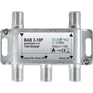 Axing BAB 3-10P Abzweiger 3-fach 5 - 1218 MHz