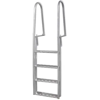 vidaXL 4-Stufig Pooleiter 167 cm 91197