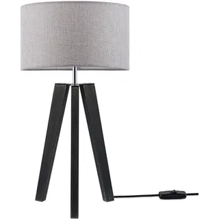 Paco Home Canvas uni Color Schwarz