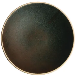 Olympia FA326 Canvas Flache Schale, Dunkelgrün, 20cm, 6 Stück
