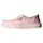 Niedrige Schnürsenkel Mokassin Stretch Jersey Pink 39