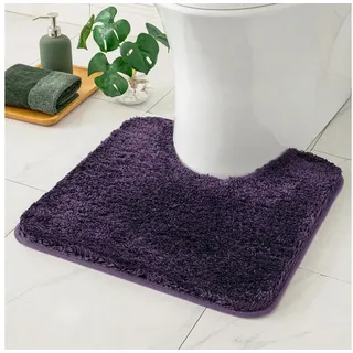 LuxusKollektion Badematte Badteppich U-Form Lila 50x50cm