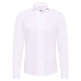 Eterna Businesshemd 1863 by ETERNA SLIM FIT Langarm Hemd weiss jersey 2269-00-YSV1 - Japan weiß 44cm Kragen 65cm Ärmellänge