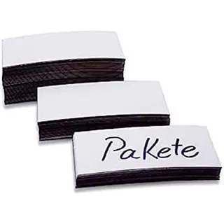 Magnetoplan Lagerschild B50x L100mm magnetisch weiß Stärke 0,6 mm MAGNETOPLAN