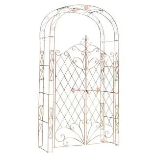 CLP Rosenbogen Melissa 120 x 220 x 40 cm Antik Braun