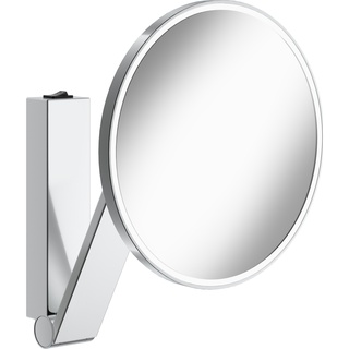 Kosmetikspiegel 17612179004 Kosmetikspiegel iLook_move Wandmodell, rund/beleuchtet mit Wippschalter Aluminium-finish