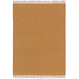benuta pop Wollteppich Liv Gelb, 60x100 cm - Naturfaserteppich aus Wolle